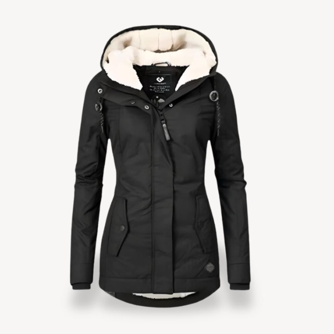 Drune | Damen wasserdichte Winterjacke mit Kapuze