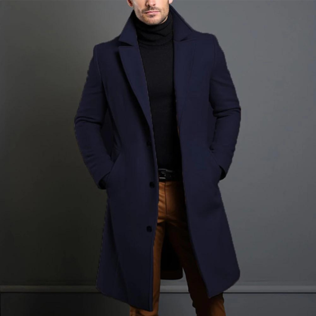 Drune | Langer Urbaner Mantel Für Männer