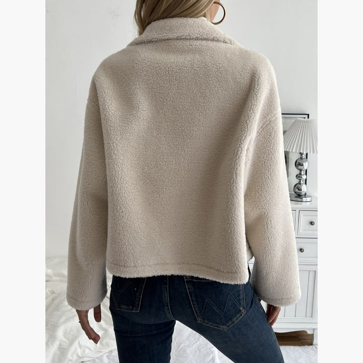 Drune | Damen Wendbare Pelzjacke Stilvoll Und Vielseitig Plüschjacke