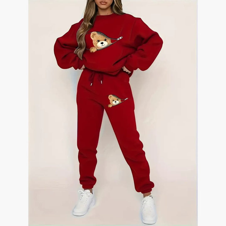 Drune | Gemütlicher geometrischer Teddy-Pullover für Frauen