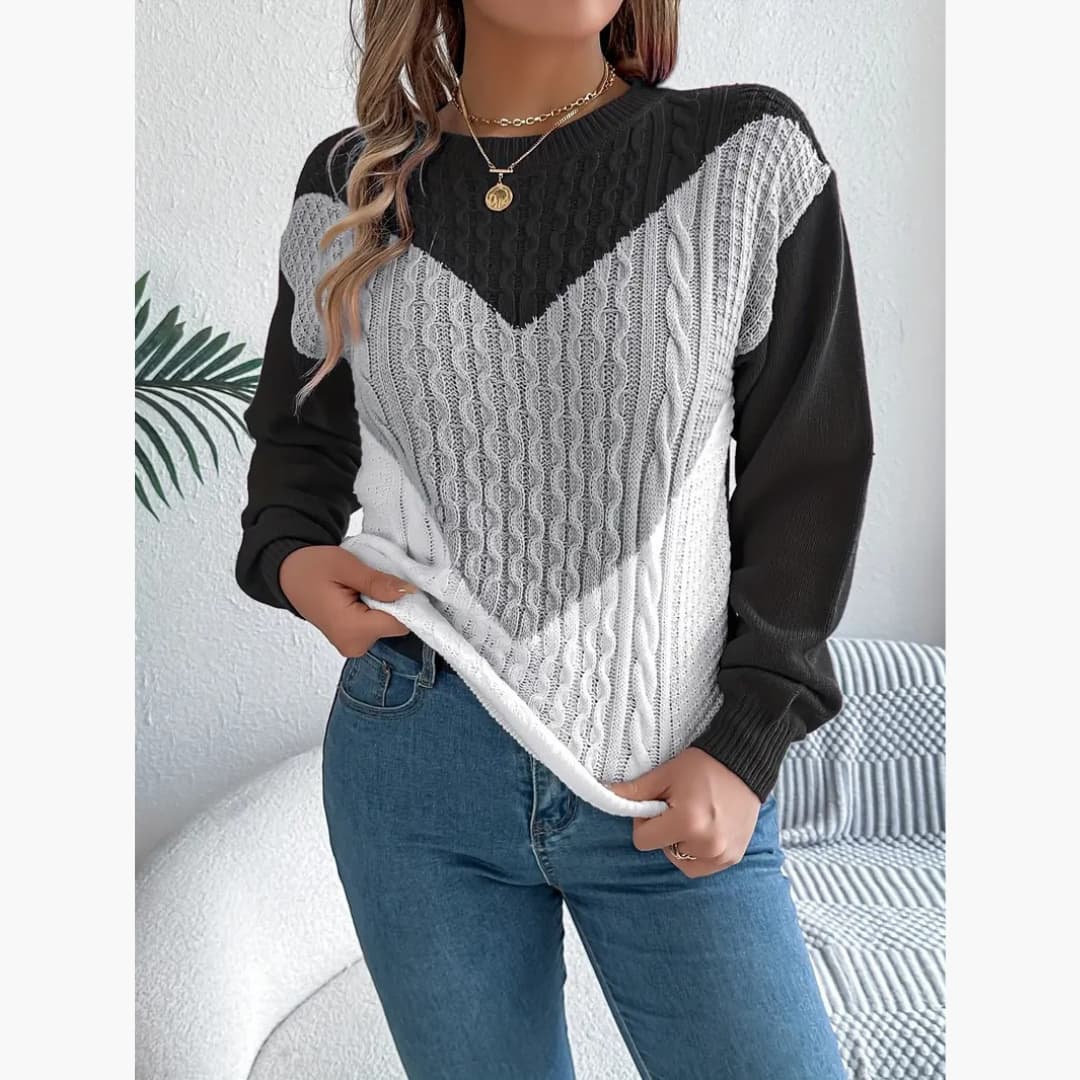 Drune | Warme Langarmige Pullover Für Frauen