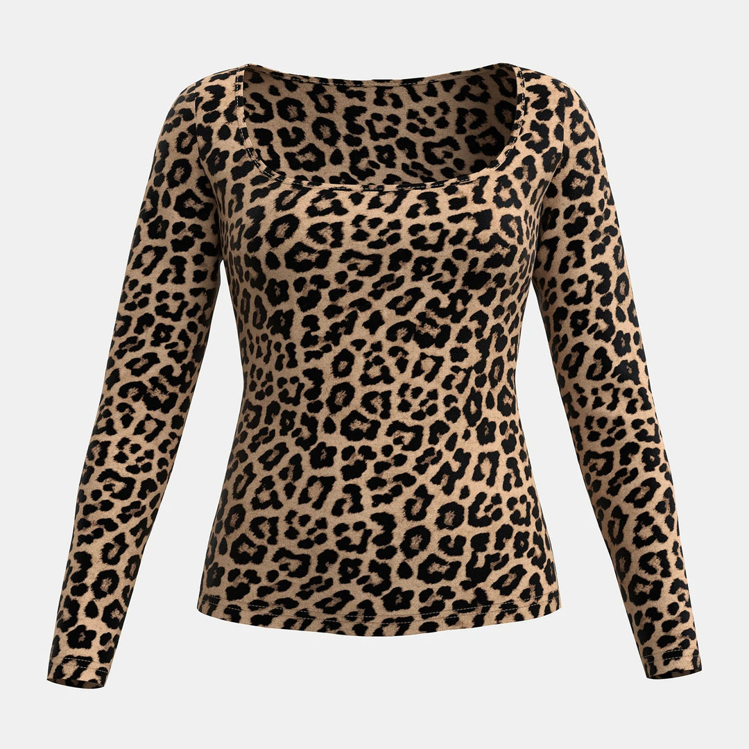 Drune | Langarm Leopard Oberteil