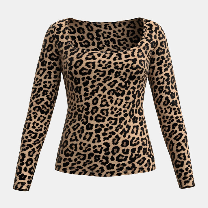 Drune | Langarm Leopard Oberteil