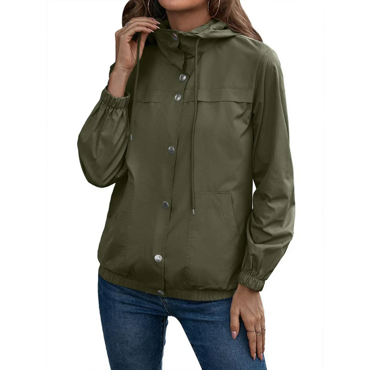 Drune | Regenjacke Damen - mit Kapuze