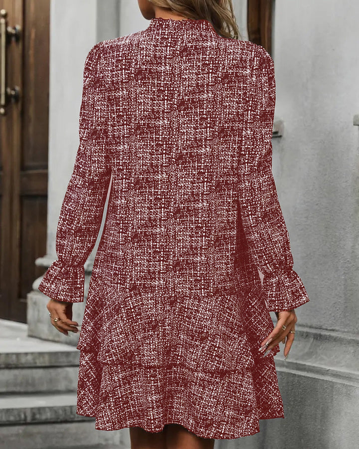 Drune | Kleid mit Ausgestellten Ärmeln und Streifen