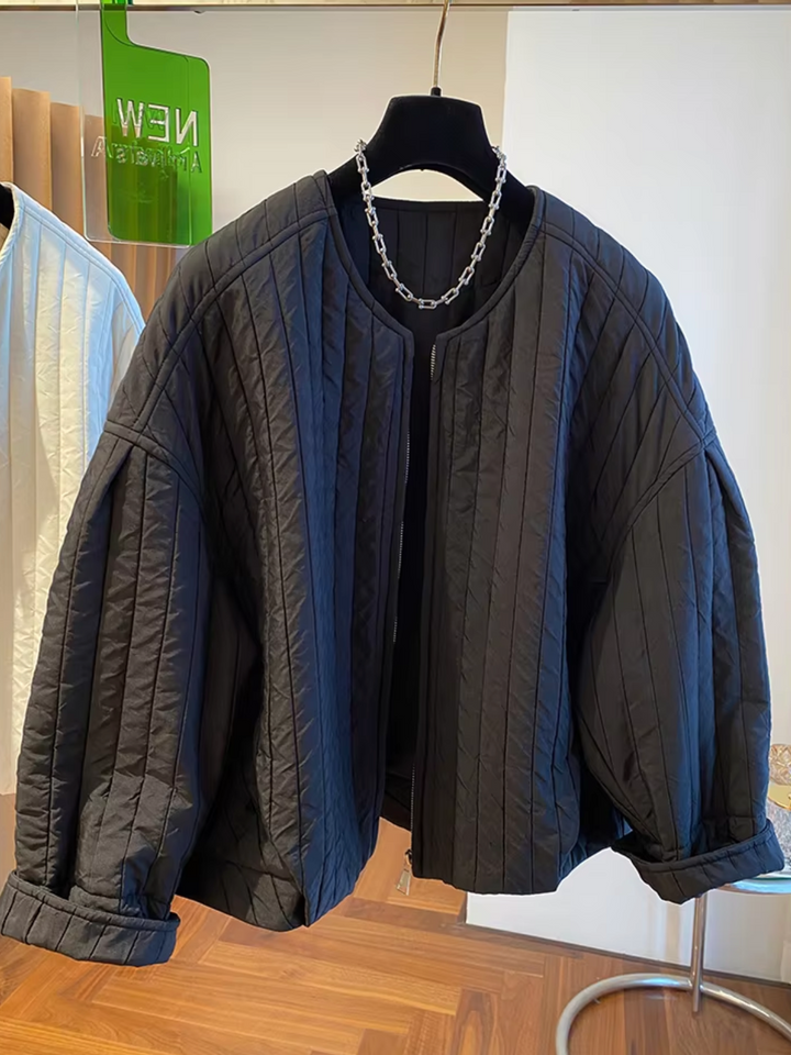 Drune | Mit Reißverschluss gesteppte Jacke