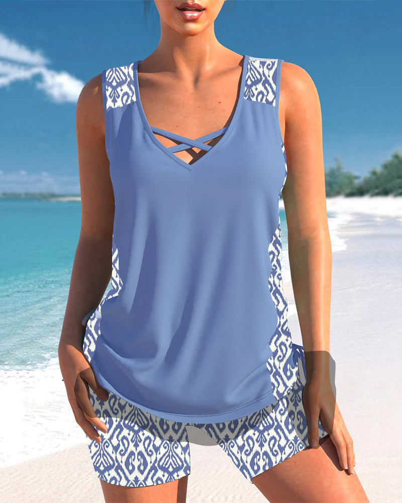 Drune | Druck Tankini Set