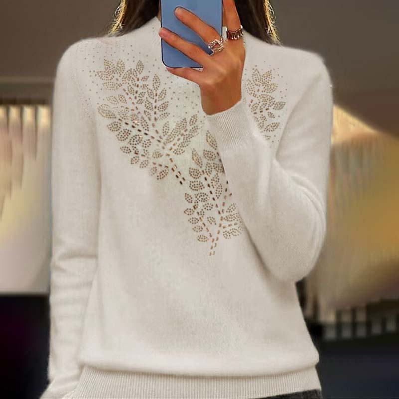 Drune | Strickpullover mit Schönem Blattmuster