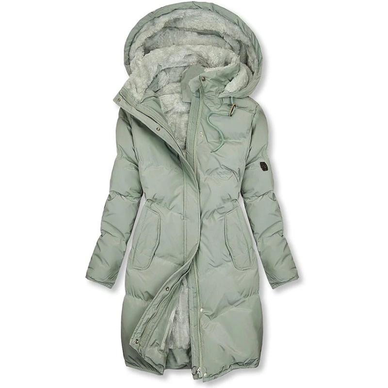 Drune | Lange Winterjacke - Gefutterd mit Kapuze