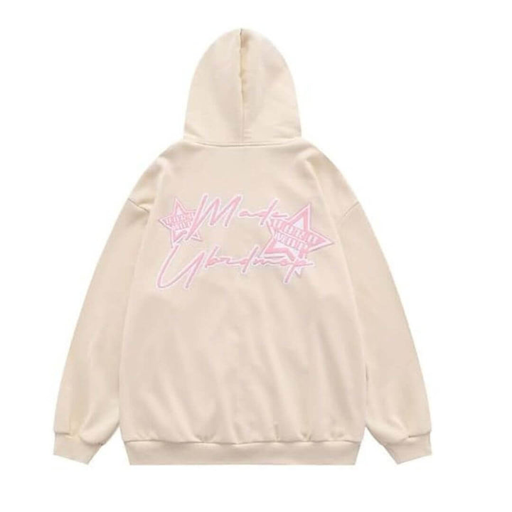Drune | Oversized Damen Hoodie Mit Print | Bequemer Streetwear Pullover