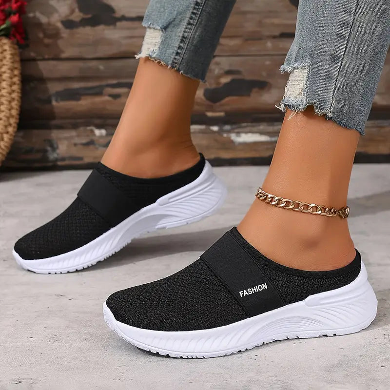 Drune | Orthopädische Slip on Damenschuhe mit Klettverschluss