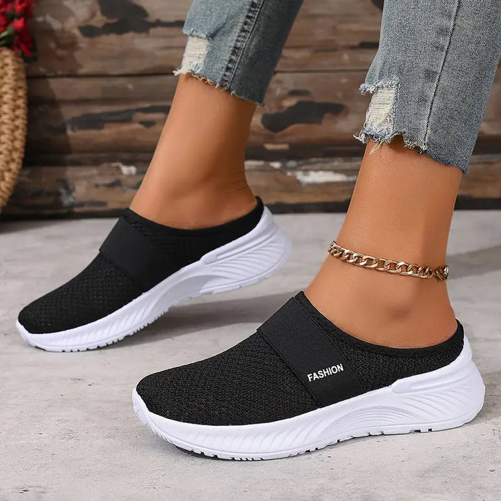 Drune | Orthopädische Slip on Damenschuhe mit Klettverschluss