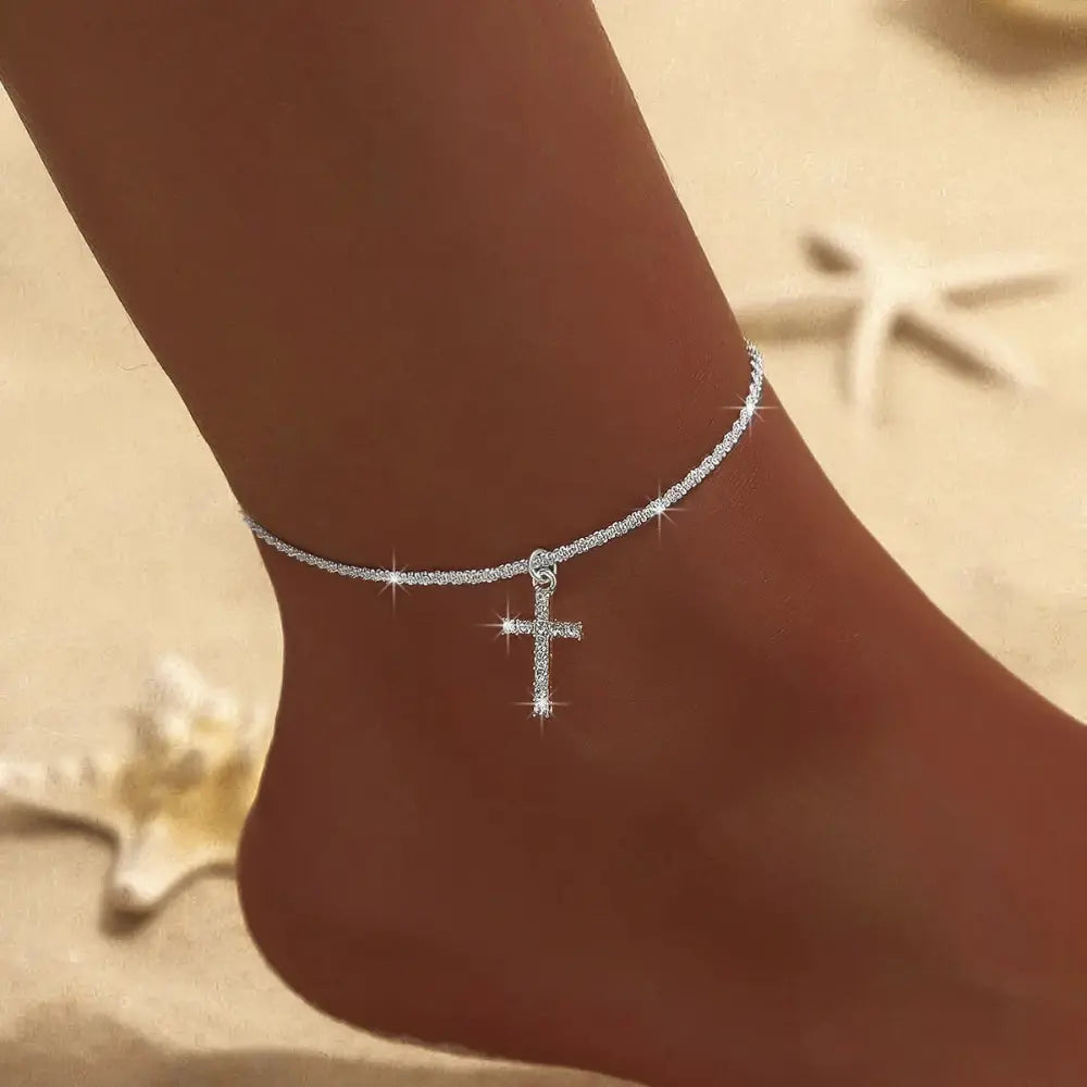 Drune | Gold/silver Fußkettchen Für Damen