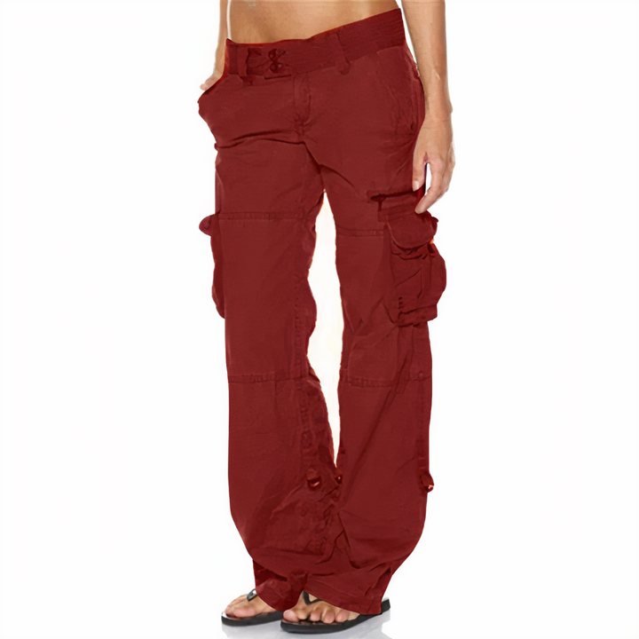 Drune | Damen Cargo Hose Lang