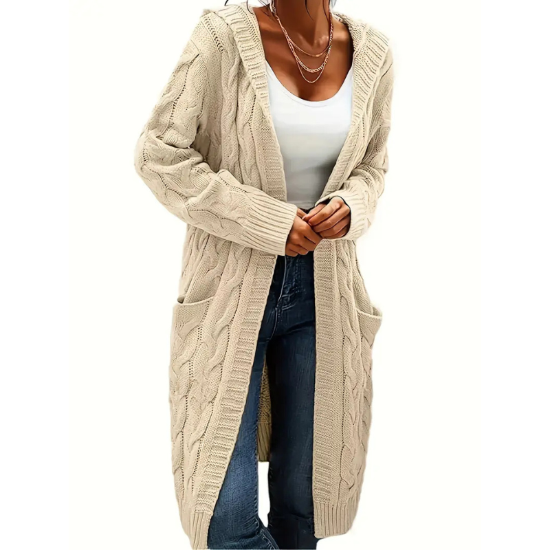 Drune | Cardigan Lang - Strickjacke Mit Taschen
