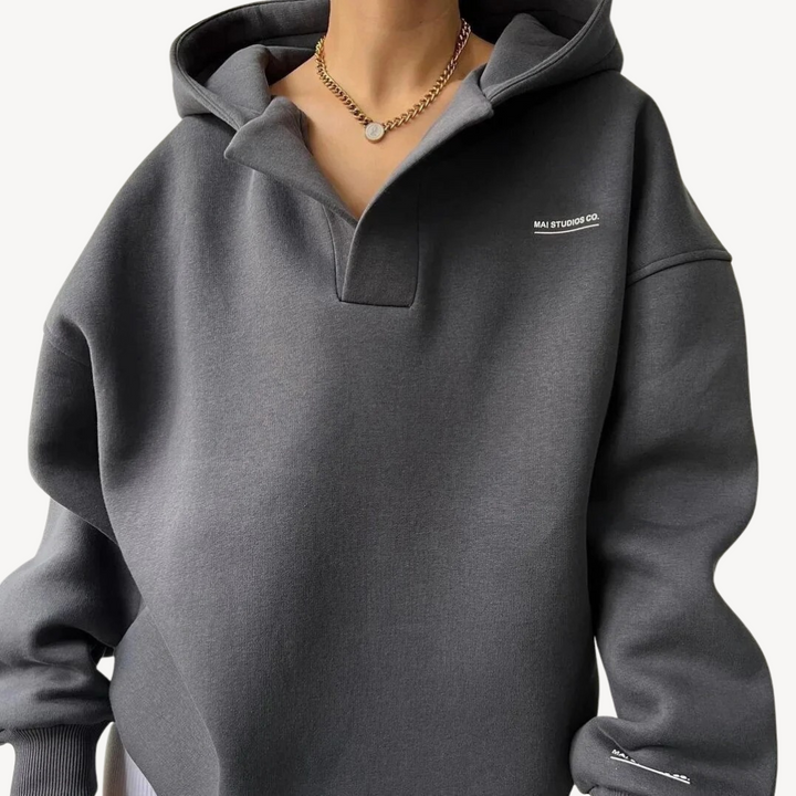Drune | Damen Fleece Oversized Hoodie