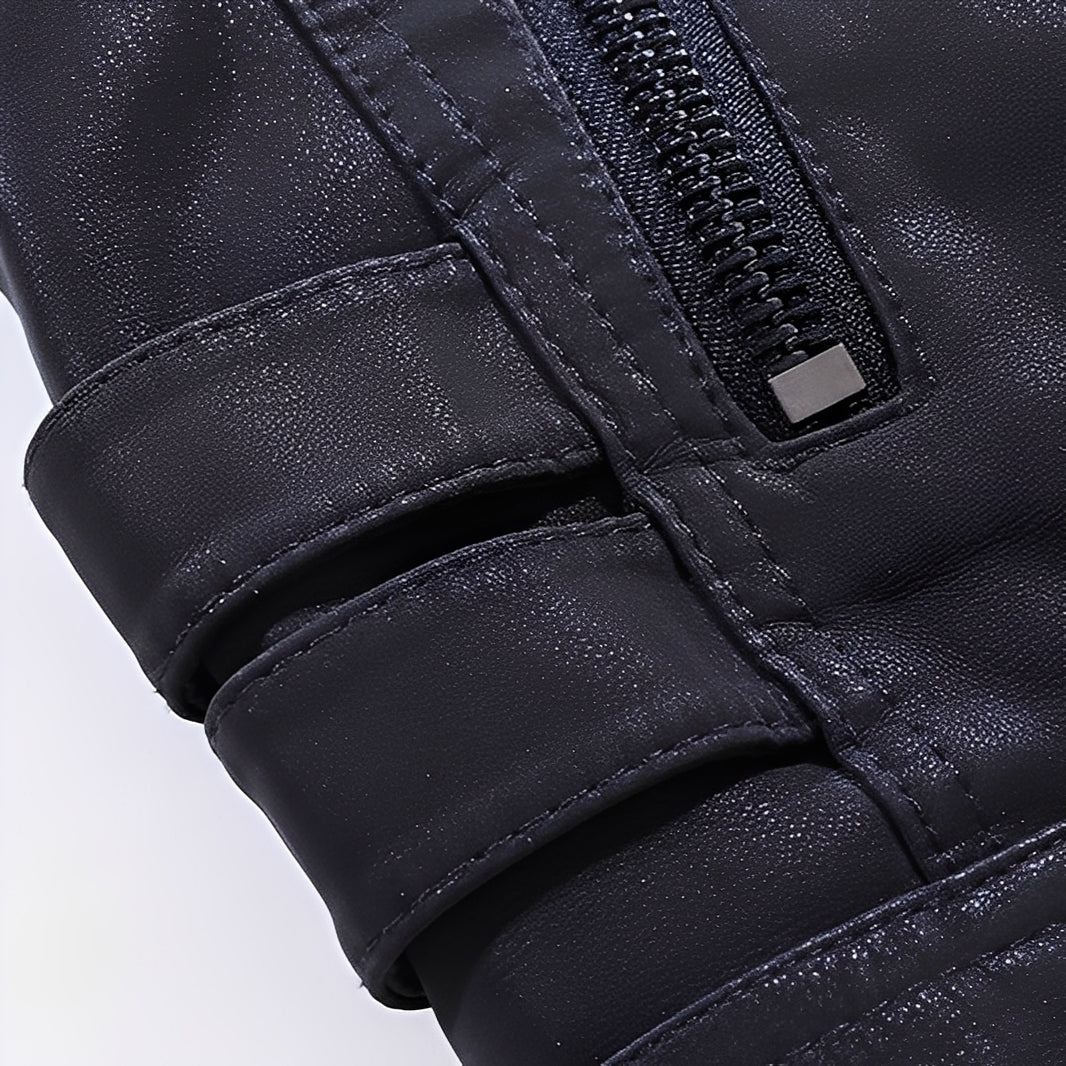 Drune | Stylische Motorrad-Lederjacke für Herren