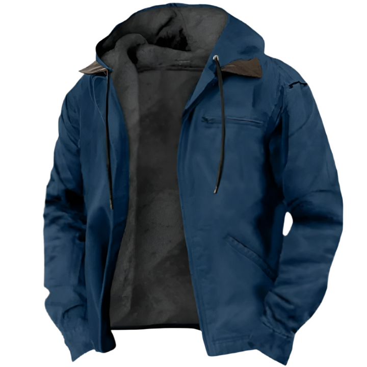 Drune | Klassische Warme Kapuzenjacke Für Herren