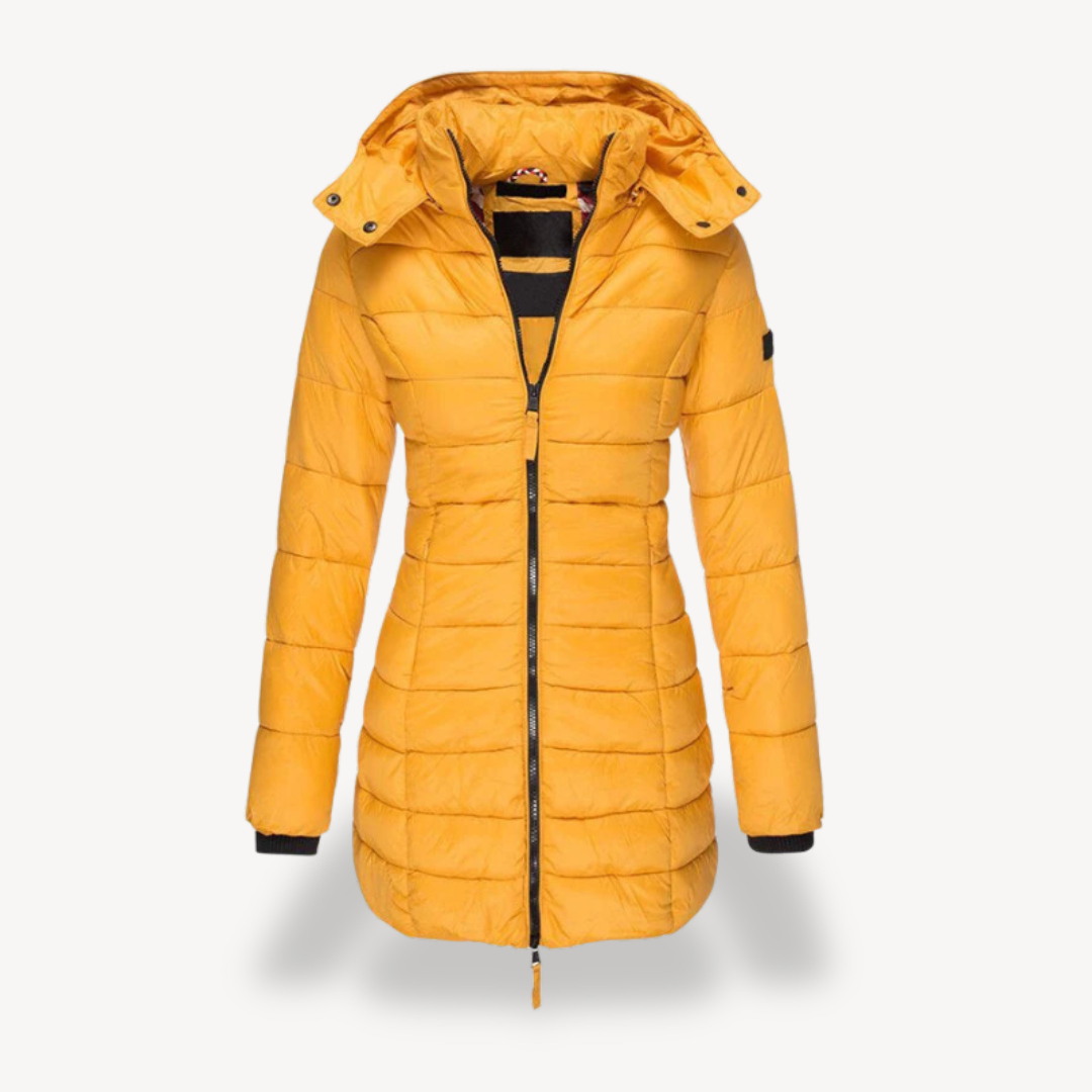 Drune | Damen Pufferjacke mit Kapuze