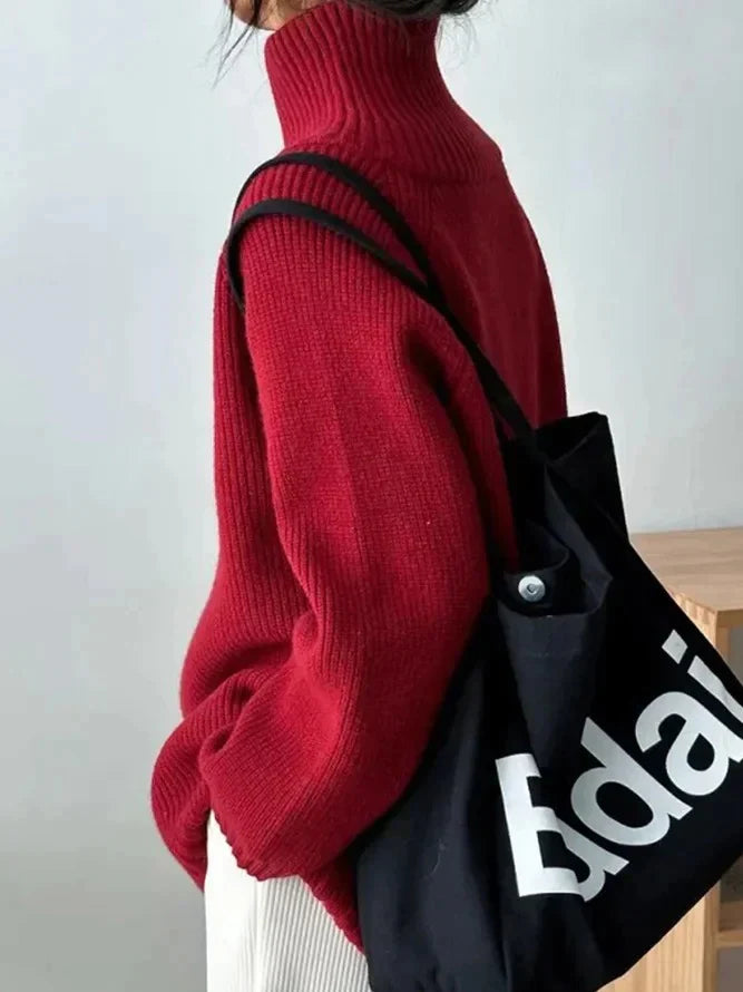 Drune | Pullover mit Stehkragen