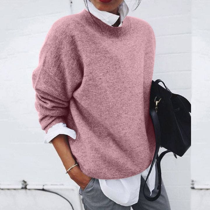 Drune | Klassischer Pullover mit Hohem Kragen Wollmischung Elegant und Zeitlos