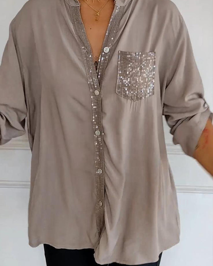 Drune | Stilvolle Bluse mit Glimmer Nicht Spezifiziert Elegant und Strahlend