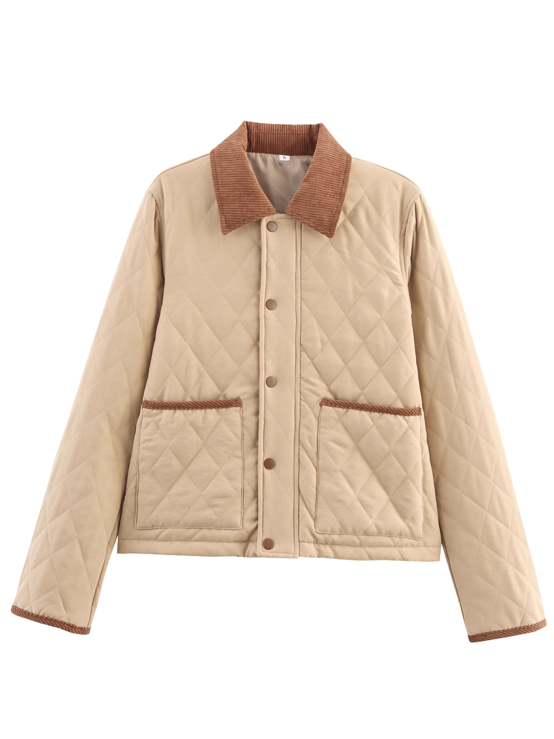 Drune | Wattierte Damenjacke mit klassischem Kragen