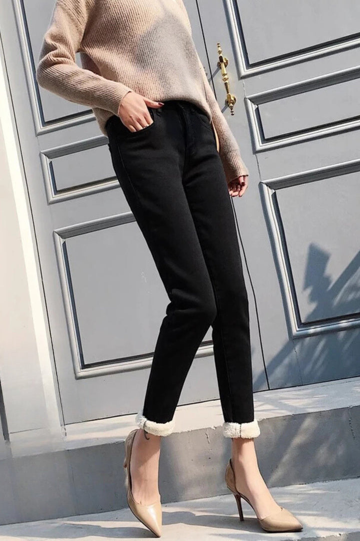 Drune | Warme Winter-Skinny-Jeans