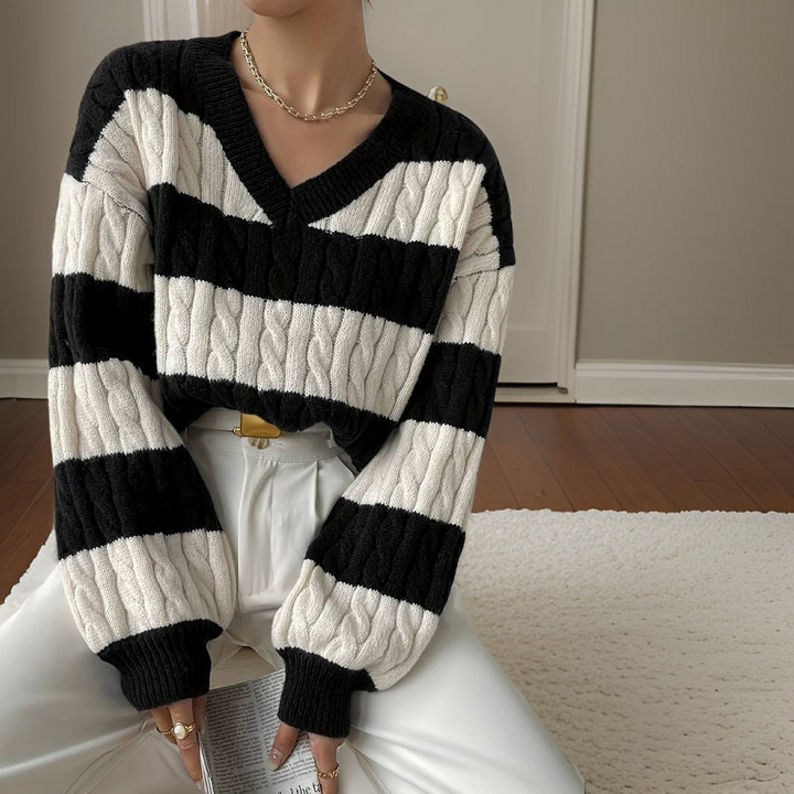 Drune | Pullover mit langen Ärmeln für Frauen Warm