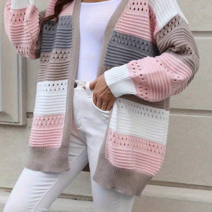 Drune | Cardigan - Gestreift & Lockere Passform