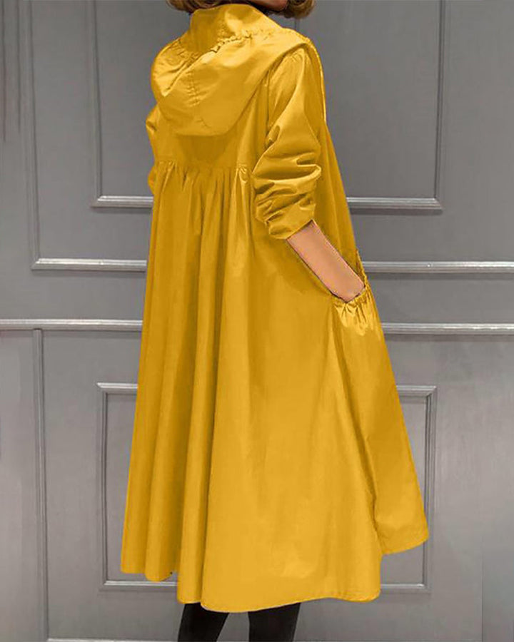 Drune | Mid-length hooded jacket in Korean style