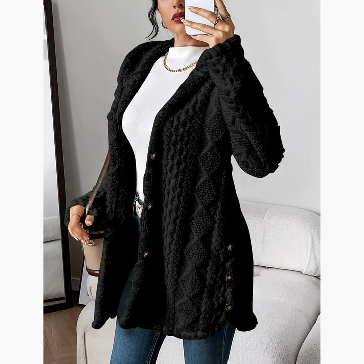 Drune | Gemütlicher Hoodie mit Teddy-Pullover für Damen