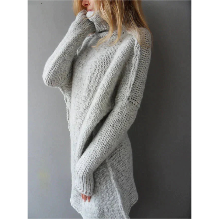 Drune | Übergroßer Grauer Pullover Premium