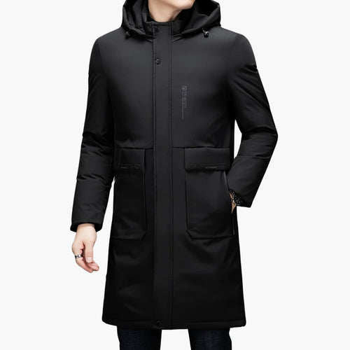Drune | Stilvolle Winterjacke mit Kapuze für Männer