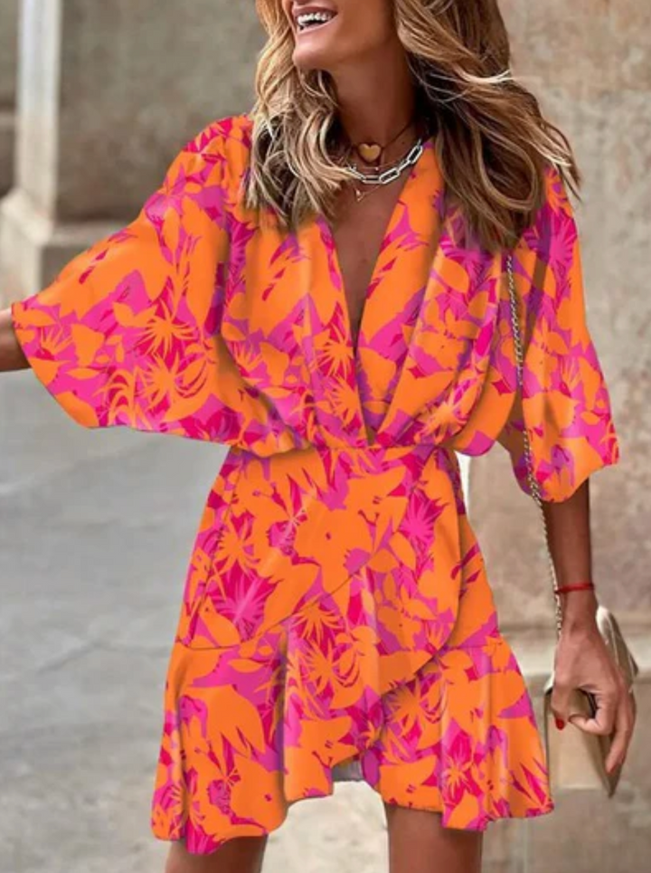Drune | Wunderschönes Boho-Wickelkleid