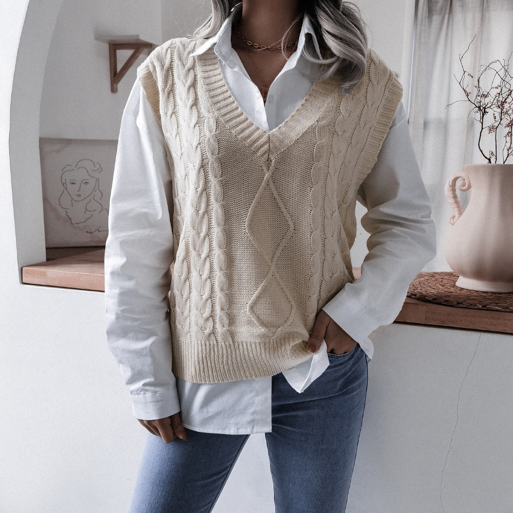Drune | Vielseitiger Pullover Damen ohne Ärmel