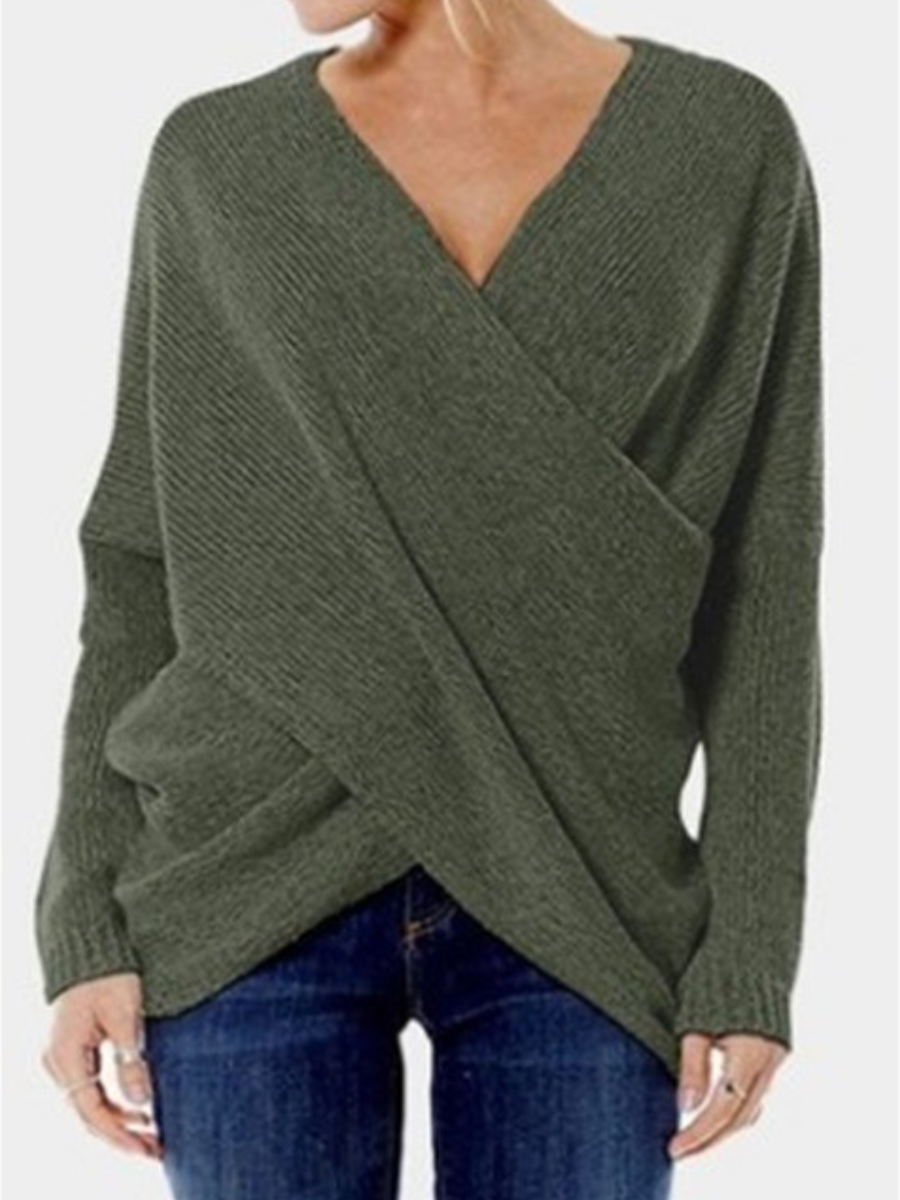 Drune | Stilvoller & Sexy Pullover mit V-Ausschnitt