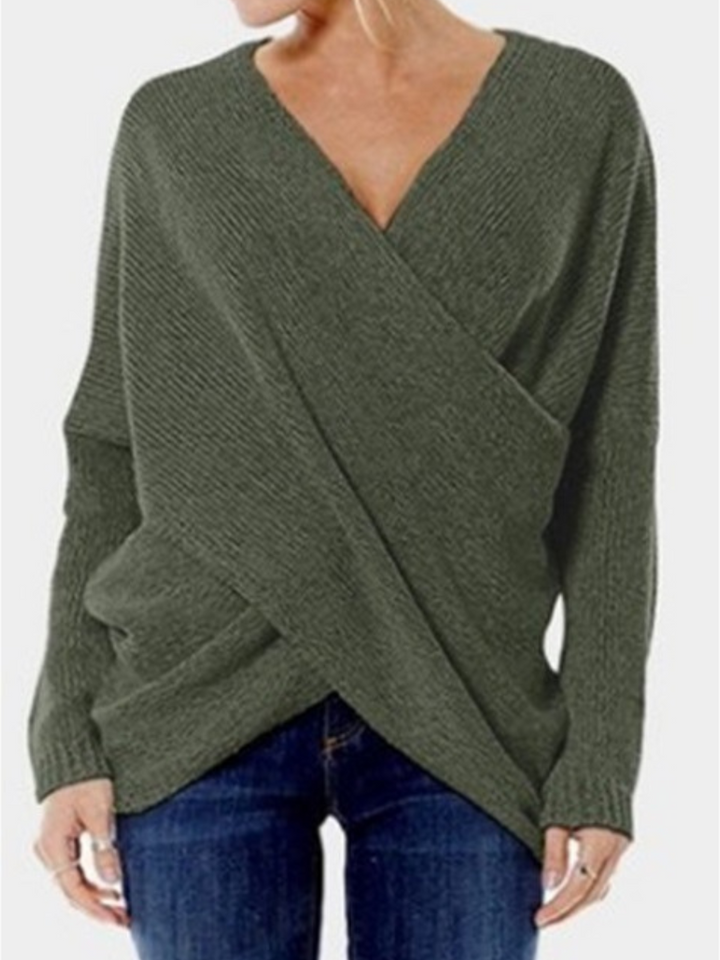 Drune | Stilvoller & Sexy Pullover mit V-Ausschnitt