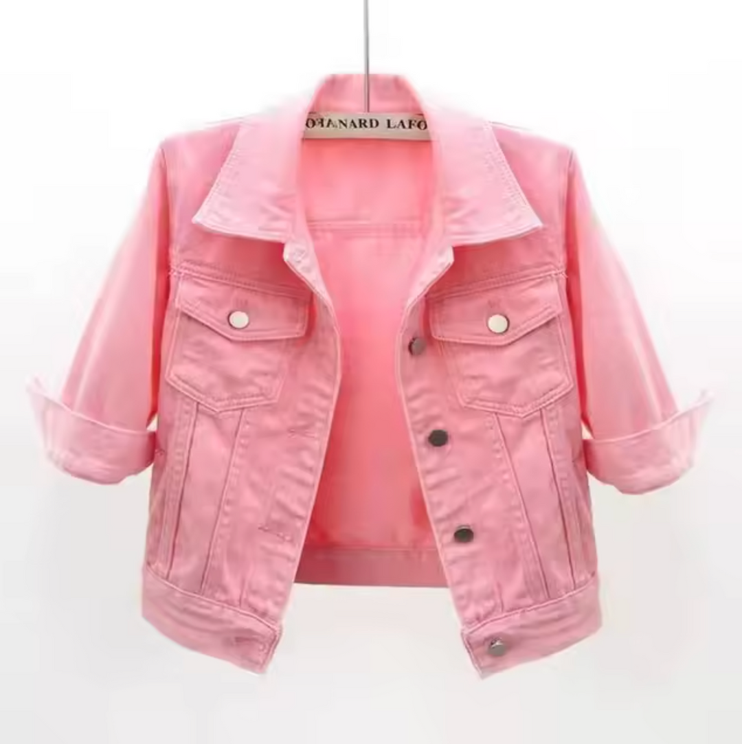 Drune | Bunte Denimjacke