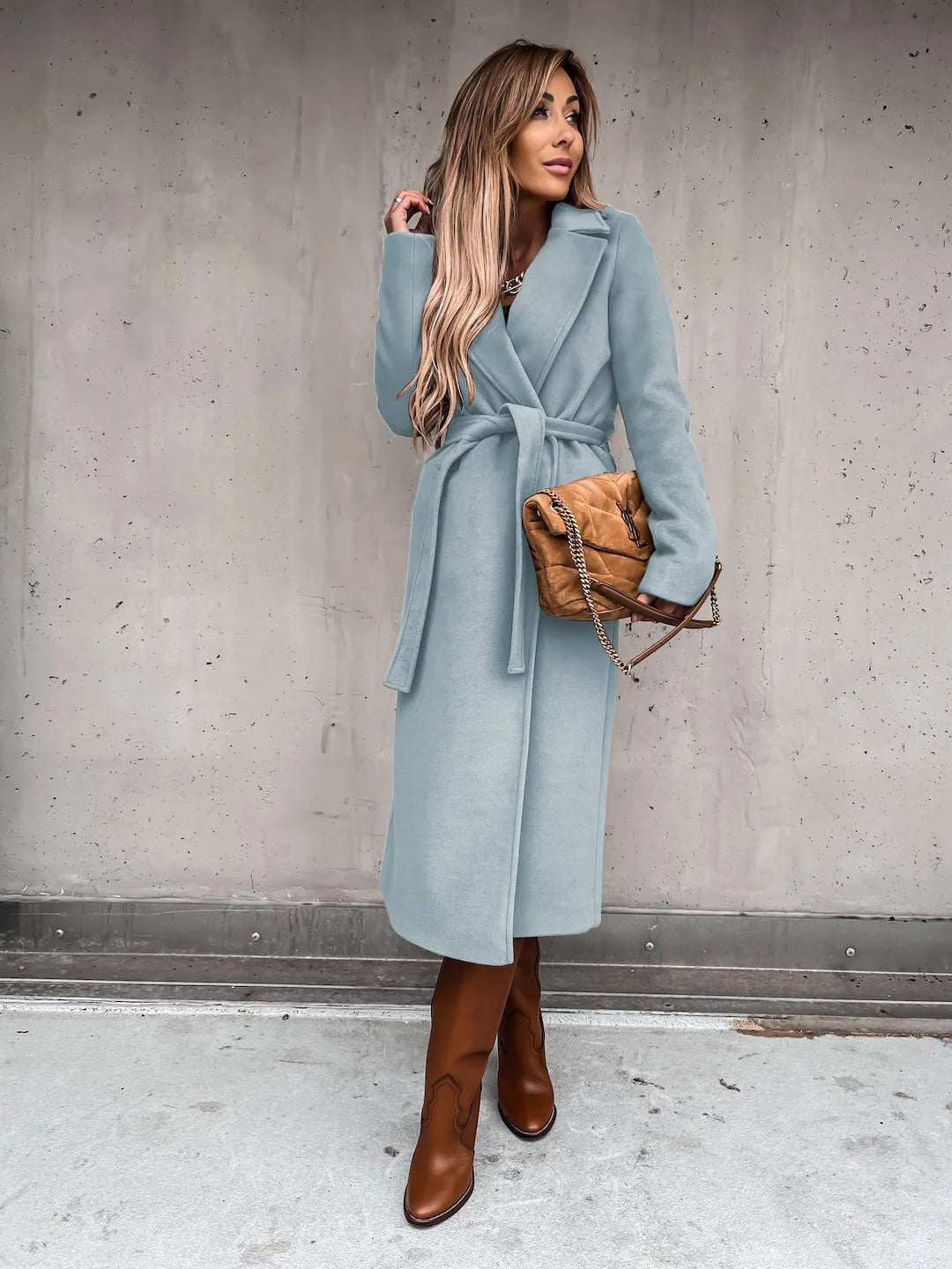 Drune | Stilvolle Wollmix Damenjacke Mit Gürtel