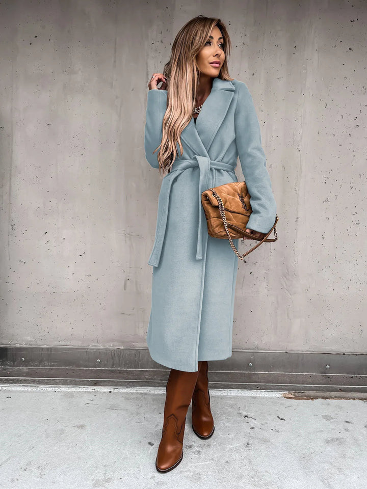 Drune | Stilvolle Wollmix Damenjacke Mit Gürtel
