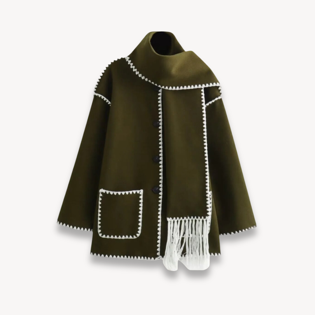 Drune | Damen Übergröße Cape Jacke