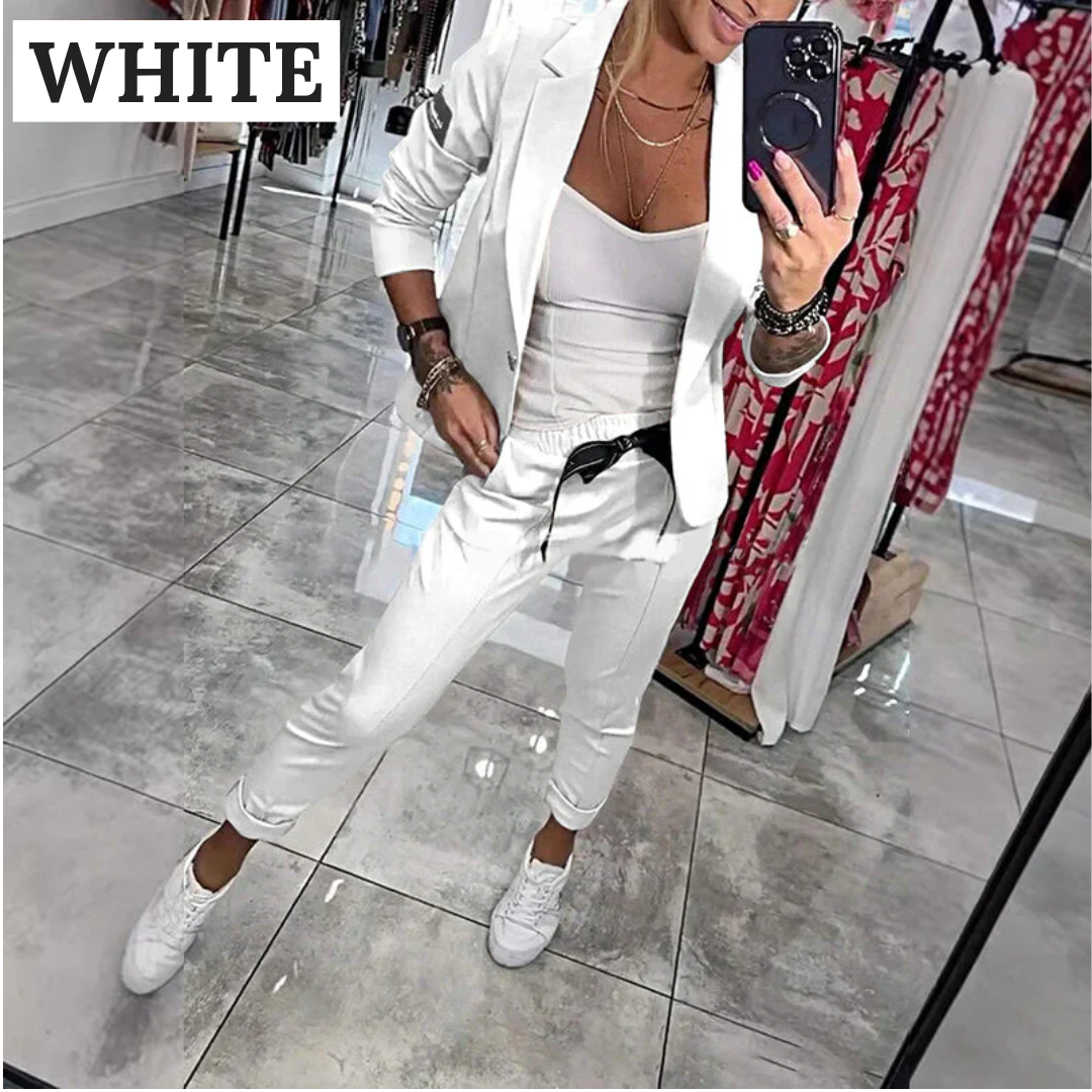 Drune | 2-Teiliges Set Bestehend Aus Einem Lässigen Blazer und Einer Hose