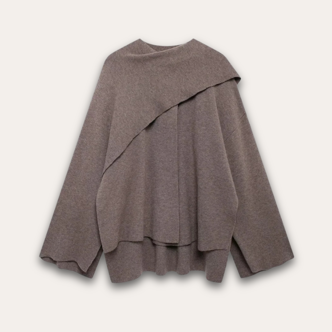 Drune | Stilvoll Poncho-Pullover für Frauen