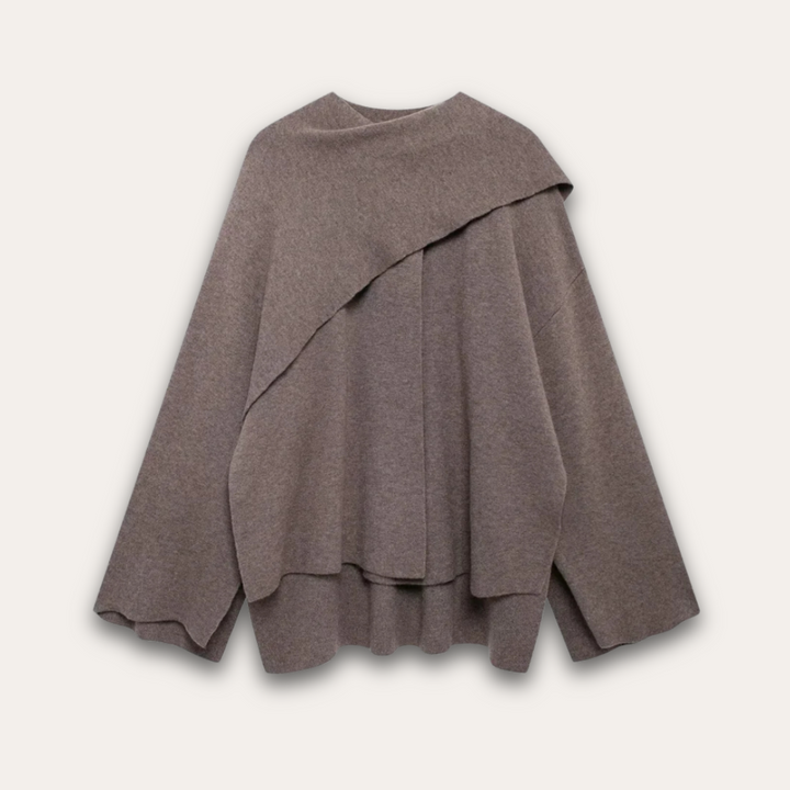 Drune | Stilvoll Poncho-Pullover für Frauen