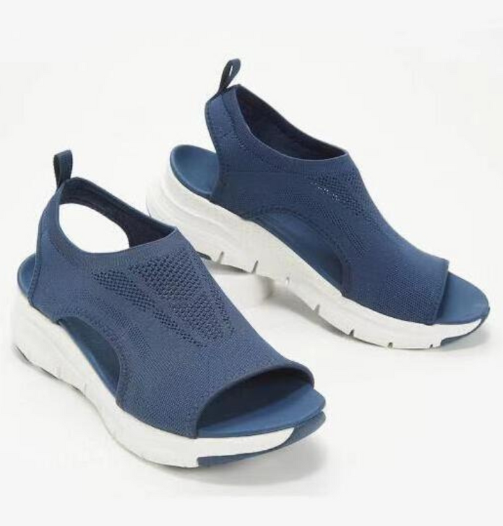 Drune | I Orthopädische Damen Sandalen Robuste und Bequeme Sohle