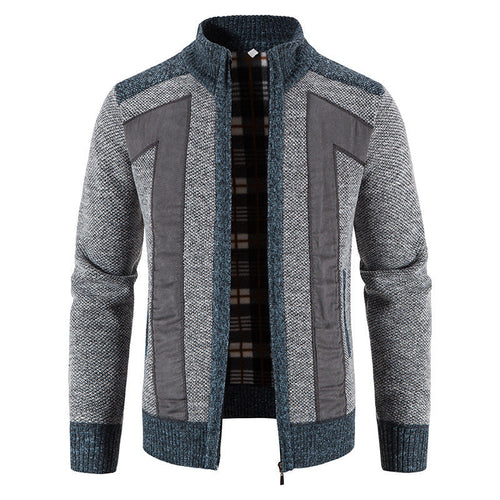 Drune | Lässige Plüschjacke mit Reißverschluss für Männer