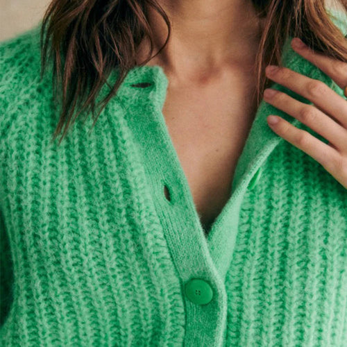 Drune | Chunky Strickcardigan Weich und Warm Perfekt Für Den Alltag