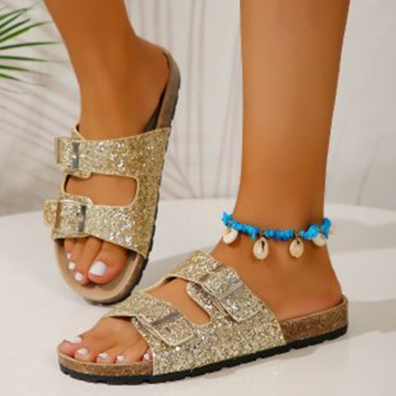 Drune - Glitzersandalen
