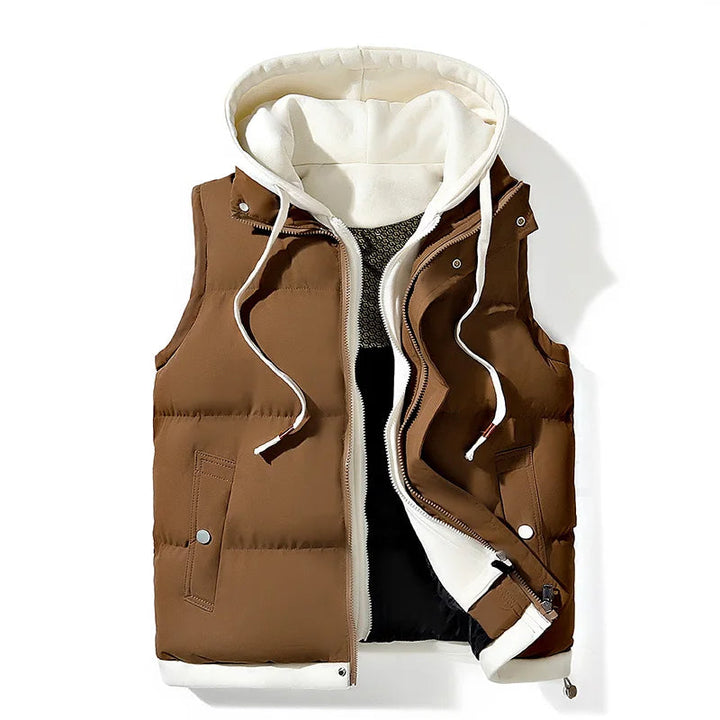 Drune | Shell Kapuzenausgestopftes Gilet